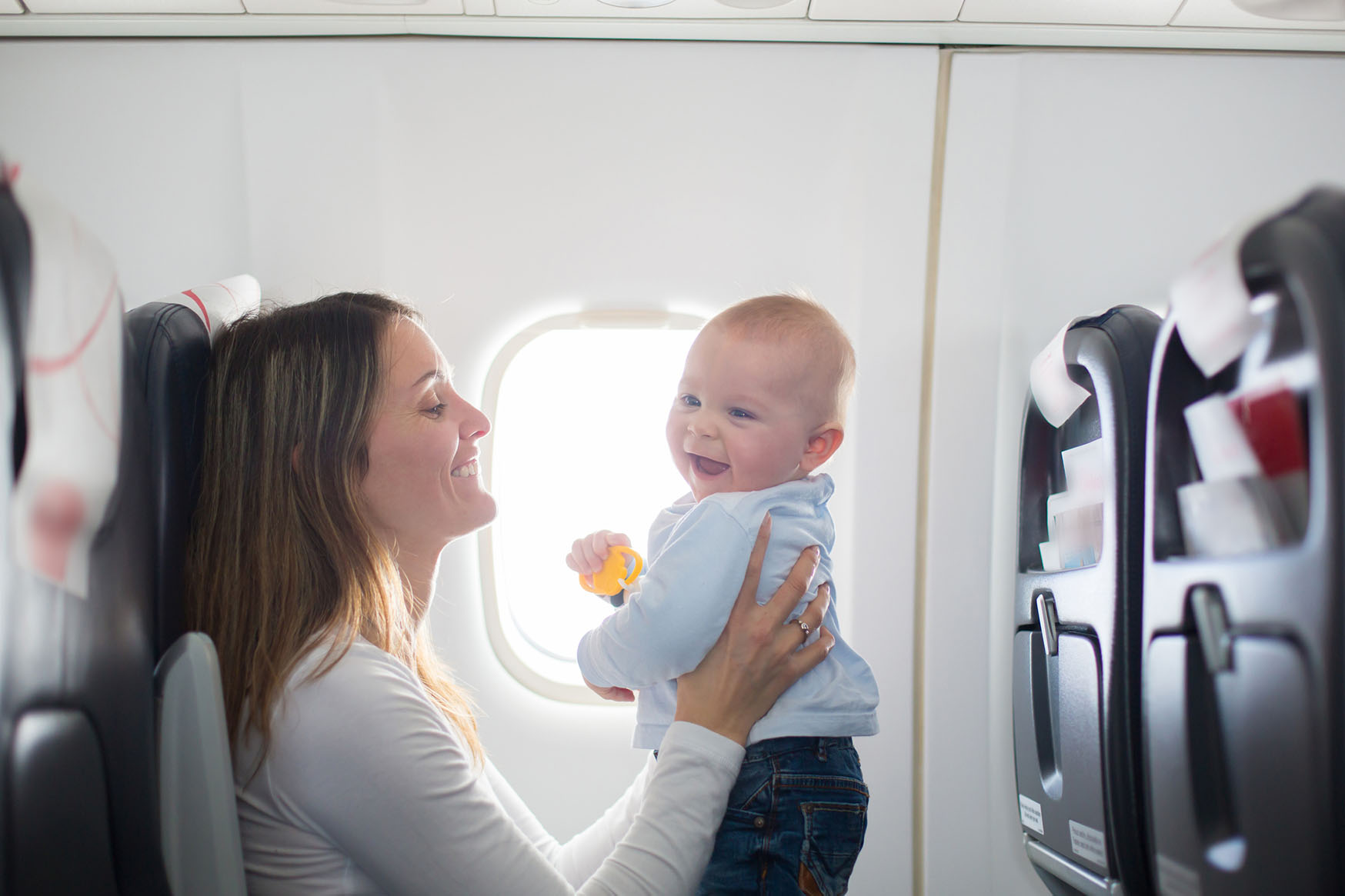 Traveling with a Baby on a Plane