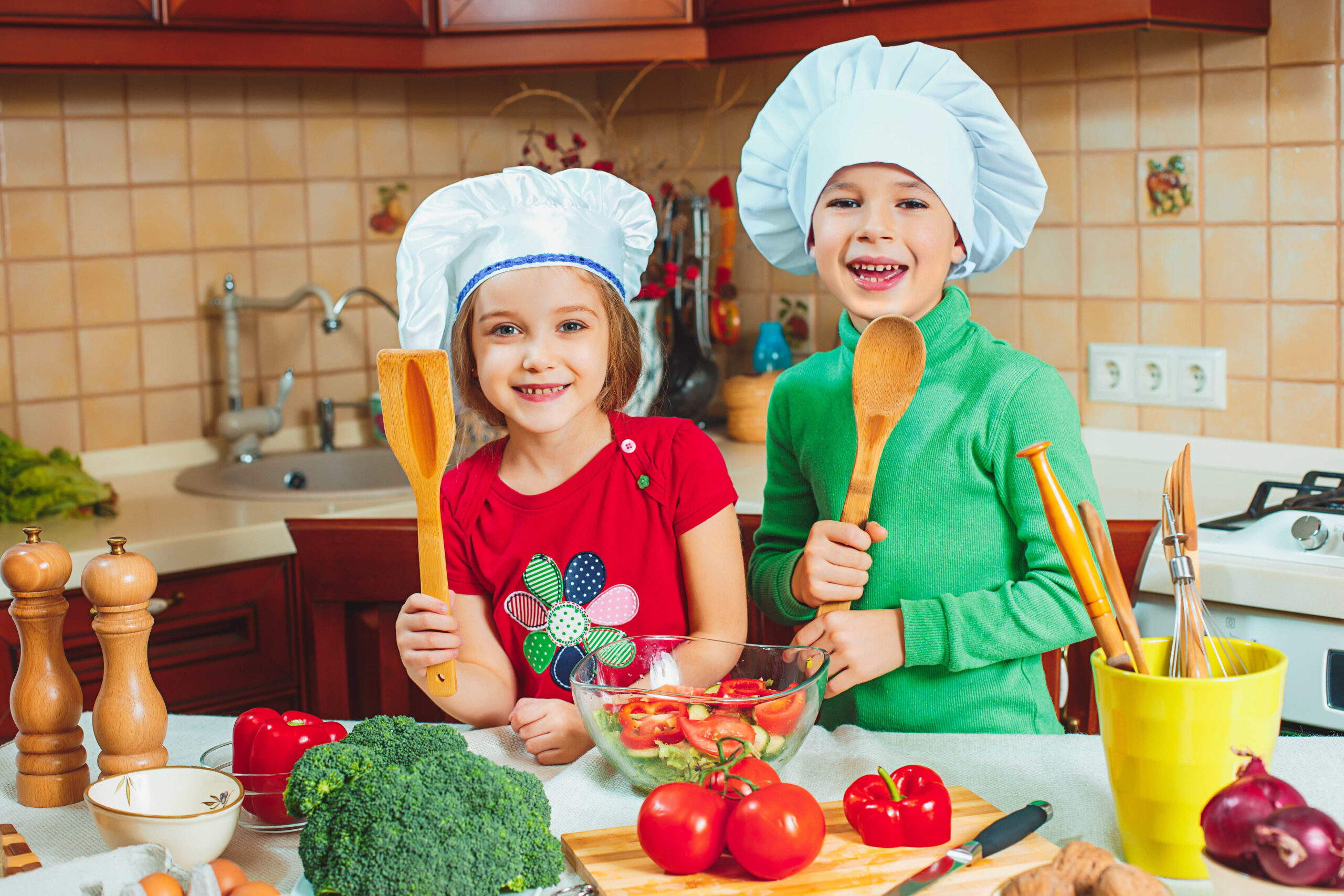 Cooking and bonding with kids in the kitchen can create cherished memories